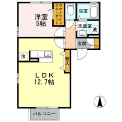 リシェス・オカザキVの物件間取画像